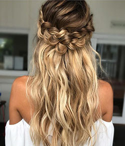 Pleasing ideas pretty braided hairstyles, French braid: Long hair,  Box braids,  Layered hair,  Hair highlighting,  Mohawk hairstyle,  French braid,  Hairstyle Ideas  