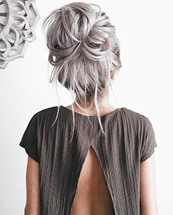 Charming and stylish hair color goals, Human hair color: Long hair,  Hairstyle Ideas,  Bun Hairstyle  