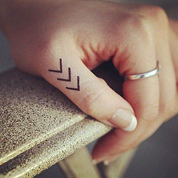 Simple tattoo design on finger: Temporary Tattoo,  Tattoo Ideas  