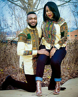 Modern african attire for couples: Wedding dress,  couple outfits,  Kente cloth,  Folk costume,  Fashion accessory  