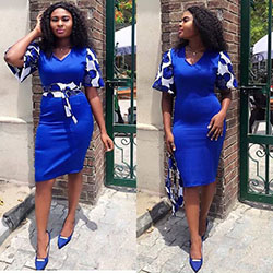 Ankara short gown styles, Aso ebi: Wedding dress,  Evening gown,  African Dresses,  Aso ebi,  Ankara Outfits  