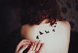 Doves tattoo for women, Lower-back tattoo: Sleeve tattoo,  Tattoo Ideas  