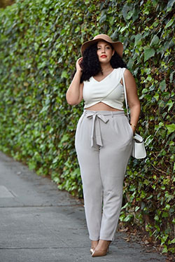 Latest and best curves fashion, Female body shape: Plus size outfit,  Petite size,  fashion blogger,  Plus-Size Model  