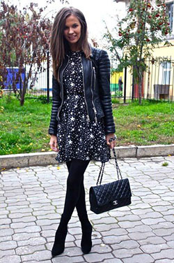 Combinar una chaqueta de cuero negra: Leather jacket,  Lapel pin,  Church Outfit,  Casual Outfits  