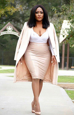 Must try ones curvy bbw, Plus Size Fashion: Cocktail Dresses,  Plus size outfit,  Plus-Size Model,  Ashley Stewart,  Plus Size Skirt  