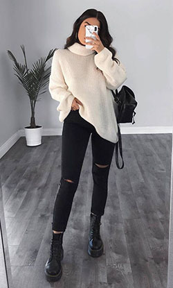 Outfits ropa tumblr invierno, Casual wear: winter outfits,  Grunge fashion,  Spring Outfits,  Fashion accessory,  Casual Outfits  