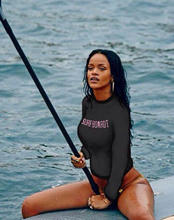 Latest fashion tips for rihanna kayaking, Anti World Tour: Fenty Beauty,  Rihanna Hot Pics  