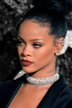 Check out great picks of baby hairs styling, Human hair color: Lace wig,  Fashion photography,  Rihanna Best Looks  