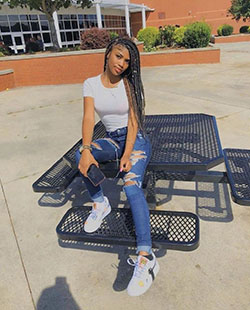 High school black girl outfits: Crop top,  Baddie Outfits,  School uniform,  School Outfit,  Casual Outfits  