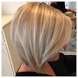 Cute short haircut for round face: Bob cut,  Long hair,  Short hair,  double chin  