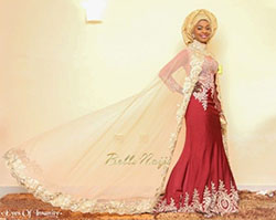 Nigerian Dresses For Nigerian Brides, Wedding dress, Formal wear: Wedding dress,  Hausa people,  Formal wear,  Nigerian Dresses  