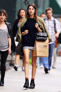 Get more of alexa chung look, London Fashion Week: New York,  Alexa Chung,  Boot Outfits  