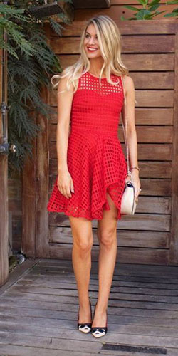 Slim girls eyelet red dress, Cocktail dress: Cocktail Dresses,  Short Dresses,  Ann Taylor,  Red Dress  