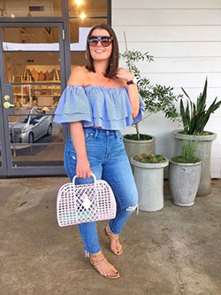 Looks com calÃ§a jeans verÃ£o: summer outfits,  Jean jacket,  Slim-Fit Pants,  Casual Outfits  