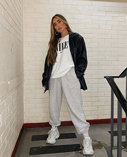 Winters Baddie Outfits With Sweatpants: Sweatpants Outfits  