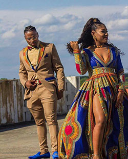 Prom african style suits, African Dress: African Dresses,  Formal wear,  Lobola Outfits,  Prom Suit  