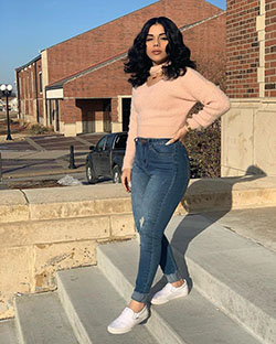 Fashionable First Day School Outfit For Winter Stacey Giann Rosado on Instagram: “I told the truth in every story that i told em ✍? Shirt : @shopakira code STACEY  Pants : @fashionnova code TQSTACEY”: School Outfit,  School Outfit For Spring,  Middle School Outfit  