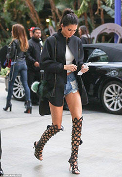 Kendall jenner gladiator boots: Kylie Jenner,  High-Heeled Shoe,  Kendall Jenner,  Stiletto heel,  Gladiator Sandals Dresses,  Chap boot  