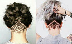 In style outfit ideas undercut designs, Hair tattoo: Bob cut,  Long hair,  Hairstyle Ideas,  Fashion photography,  Bob Hairstyles,  Hair tattoo  