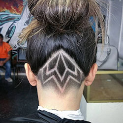 Find these shaved undercut design, head hair: Long hair,  Hairstyle Ideas,  Bob Hairstyles,  Hair tattoo,  Hair Care  