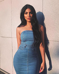 Powerful ideas to try for strapless denim dress, Strapless dress: Denim skirt,  Evening gown,  Strapless dress,  party outfits,  Casual Outfits,  Denim Top  