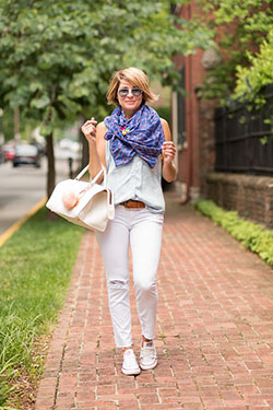 White Jeans Outfit Teenage: White Denim Outfits  