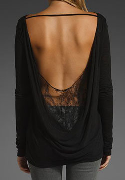 Bras Open back shirt Backless dress: Backless dress,  Top Outfits  