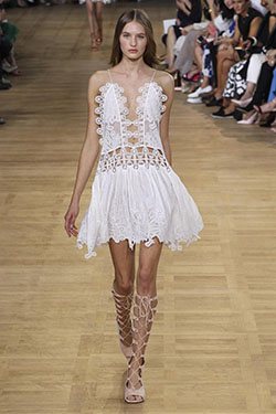 Most awaited style for chloe spring summer 2015, Clare Waight Keller: Fashion show,  Fashion week,  Gladiator Sandals Dresses  