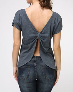 Diy open back shirt, Long-sleeved T-shirt: Long-Sleeved T-Shirt,  Top Outfits  