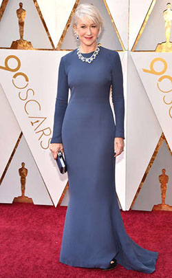 HELEN MIRREN at the 2018 Oscars, Red Carpet Outfit: Outfit Ideas,  Red Carpet Dresses,  Celebrity Fashion,  Hollywood Award Function,  Bet Award,  Red Carpet Hairstyle,  Oscars  