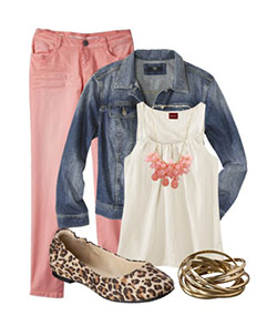 Denim Vest Outfit Ideas, Casual wear, Animal print: Denim Outfits,  Animal print,  Casual Outfits  