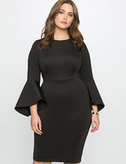 Plus Size Dresses Trendy Cocktail Dress For Plus Size Ladies: Plus size outfit,  Cute Cocktail Dress,  Cocktail Dresses,  Girls Outfit Plus-Size,  Cocktail Plus-Size Dress,  Plus Size Party Outfits  