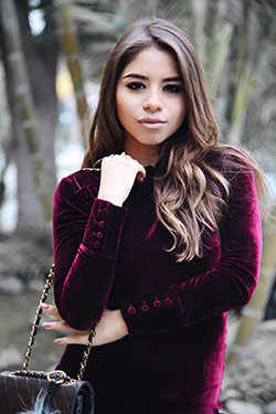 Velvet Outfit Ideas for Women, Photo shoot, Hair M: Brown hair,  Beautiful Girls,  Hair Care,  Photo shoot,  Black hair,  Velvet Outfits  