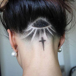 Some most adorable hair tattoo girl: Hairstyle Ideas,  Hair Care,  Bob Hairstyles,  Hair tattoo  