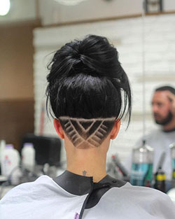 Badass undercut designs female, Hair tattoo: Long hair,  Hairstyle Ideas,  Short hair,  Bob Hairstyles,  Tattoo artist,  Hair tattoo  