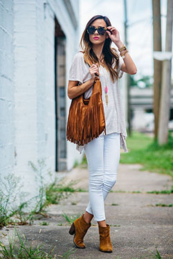 Frye heidi fringe hobo, Hobo bag: Hobo bag,  White Denim Outfits  