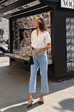 Nemo Smith trousers, denim, jeans matching dress: Denim,  Spring Outfits,  Jeans Outfit,  Trousers  