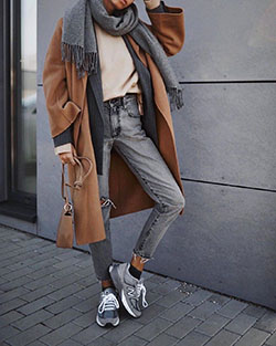 Colour dress with dress trousers, jacket, denim: Street Style,  Comfy Outfit Ideas  