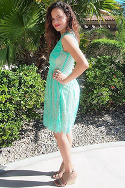 Turquoise and green dress, hot girls photoshoot, outfit designs: Turquoise And Green Outfit,  Holiday Fashion  