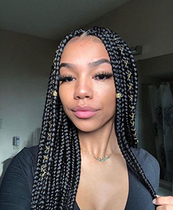 Colour dress box braid hairstyles, box braids, black hair, long hair, head hair: Long hair,  Hairstyle Ideas,  Box braids,  Braided Hairstyles,  Black hair  