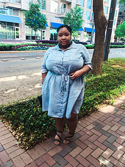 Blue colour ideas with denim skirt, skirt, jeans: Street Style,  Blue Outfit  