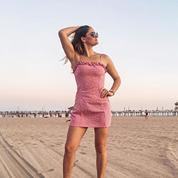 pink colour outfit, you must try with dress, photoshoot poses, photography ideas: Pink Dresses,  Fitness Model  