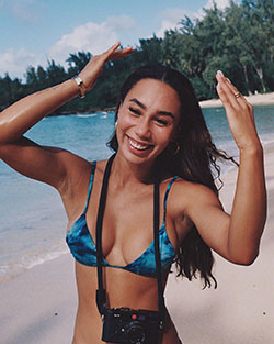 blue sexy insta pic, hot pics in lingerie, latest bikini style: Swimsuit Top,  Hot Eva Gutowski  