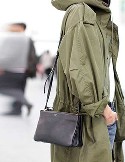 Oversized parka street style, fashion accessory, street fashion, messenger bag, t shirt: T-Shirt Outfit,  Fashion accessory,  Street Style,  Jacket Outfits,  Khaki Outfit  