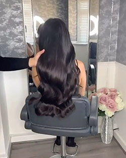 Erin Budina Black Haircuts, Easy Long Hairstyles, Girls Hairstyle: Lace wig,  Long hair,  Black hair,  Instagram girls,  Hairstyle Ideas,  Cute Instagram Girls,  Beautiful Girls  