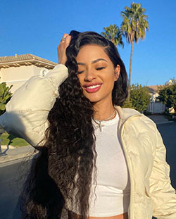 Tori Brixx Black Natural Hair, Glossy Lips, Hairstyles For Long Hair: Long hair,  Black hair,  Instagram girls,  Hairstyle Ideas,  Cute Instagram Girls  