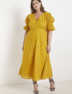 Yellow clothing ideas with fashion accessory, formal wear, day dress: fashion model,  Fashion accessory,  day dress,  Plus size outfit,  yellow outfit  