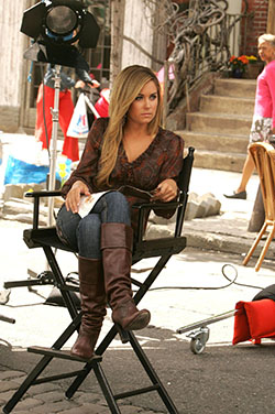 Lauren conrad in boots thigh high boots, knee high boot: Riding boot,  Stiletto heel,  Brown Boots,  Street Style,  Knee High Boot,  Brown Boots Outfits  