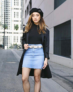 Dresses ideas jenn im fashion, street fashion, retro style, jenn im: Black Outfit,  Retro style,  Street Style,  Outfits With Beret  