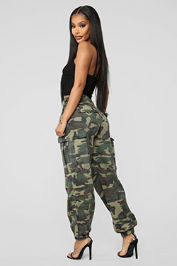 Cadet kim oversized camo pants: cargo pants,  fashion model,  Fashion Nova,  Camo Pants,  Military camouflage,  Khaki Outfit,  Camo Joggers  